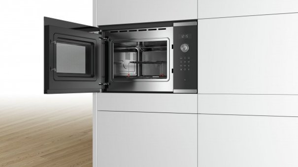 Bosch BEL554MS0 İnox 25 lt Izgaralı Mekanik Ankastre Mikrodalga Fırın