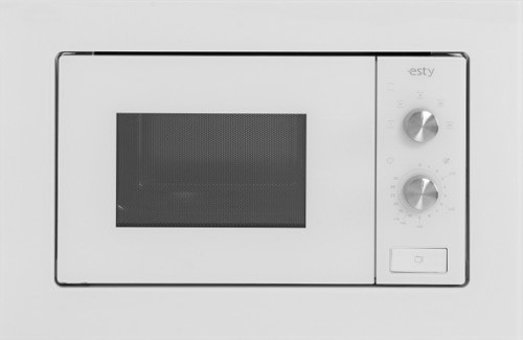 Esty AMF9031W01 Beyaz 20 lt Izgaralı Mekanik Ankastre Mikrodalga Fırın