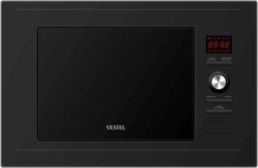Vestel AMD-2011 S Siyah 20 lt Izgaralı Mekanik Ankastre Mikrodalga Fırın