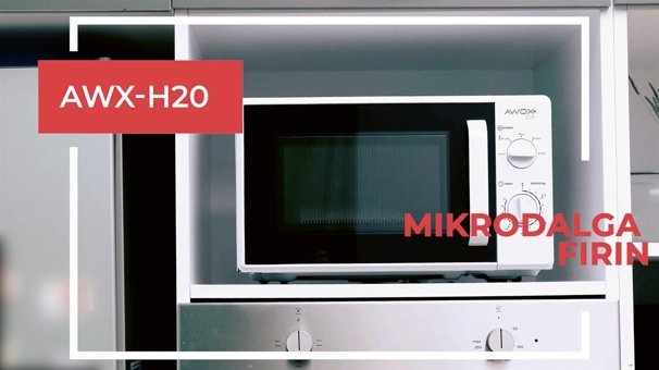 Awox AWXH20 Beyaz 20 lt Mekanik Solo Mikrodalga Fırın