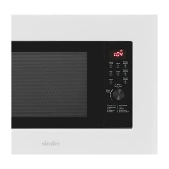 Simfer MD2360 Beyaz 25 lt Izgaralı Mekanik Dokunmatik Ankastre Mikrodalga Fırın
