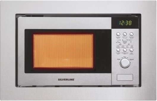 Silverline MW9012X01 (MS 240) İnox 20 lt Izgaralı Dijital Ankastre Mikrodalga Fırın
