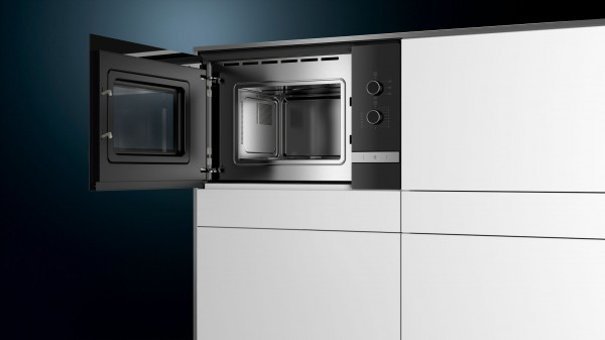 Siemens BF520LMR0 Siyah 20 lt Izgaralı Mekanik Ankastre Mikrodalga Fırın