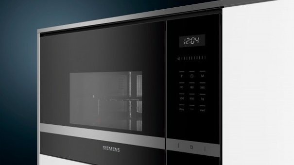 Siemens BE555LMS0 İnox 25 lt Izgaralı Dijital Dokunmatik Ankastre Mikrodalga Fırın