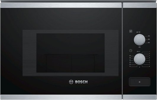 Bosch BFL520MS0 Siyah 20 lt Izgaralı Mekanik Ankastre Mikrodalga Fırın