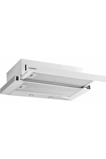 Luxell DS6-905 W Bacalı Sürgülü Tek Motorlu Beyaz Aspiratör