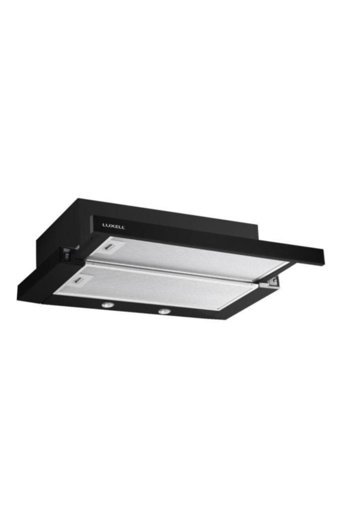 Luxell DS6-905 S Bacalı Sürgülü Tek Motorlu Siyah Aspiratör