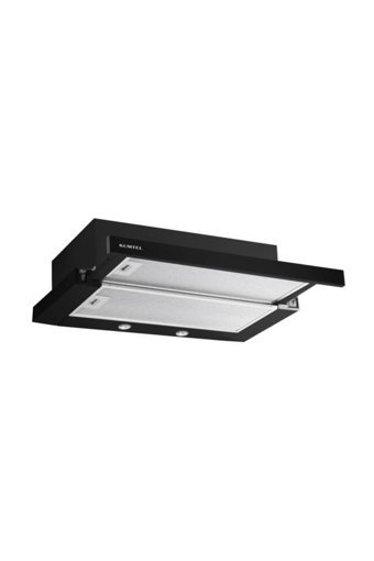 Kumtel DS6-905 S Bacalı Sürgülü Tek Motorlu Siyah Aspiratör