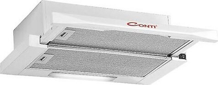 Conti CCH 103 Bacalı Sürgülü Tek Motorlu Beyaz Aspiratör
