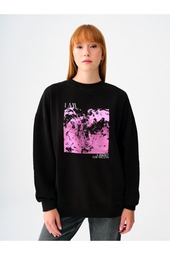 Loft Oversize Fit Kadın Sweatshirt M Beden