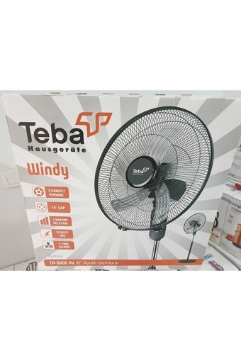 Teba WİNDY 18 inç 3 Kademeli Yer Kullanımlı Sanayi Tipi Vantilatör