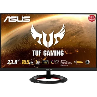 ASUS TUF Gaming VG249Q1R 165 Hz 1 ms 24 inç Curved VGA HDMI Freesync 1920 x 1080 px LED Monitör
