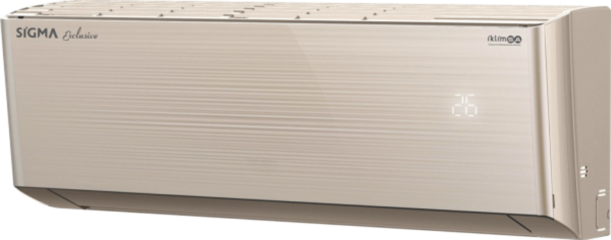 Sigma Exclusive SGM09INVDMV 9.000 Btu A+++ Enerji Sınıfı R-32 İnverter Split Duvar Tipi Klima Şampanya