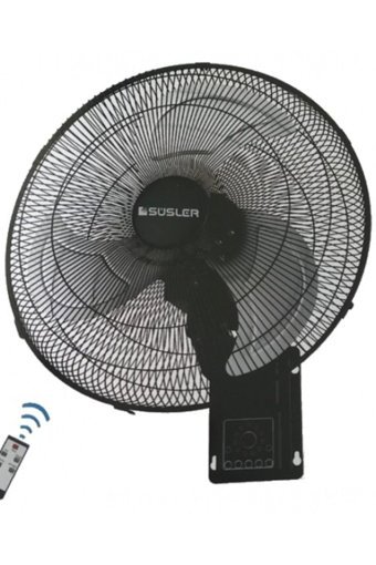 Süsler SV-2021 R Kumandalı 20 inç 3 Kademeli Duvar Kullanımlı Sanayi Tipi Vantilatör