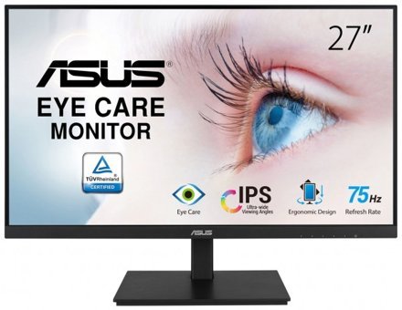 Asus VA27DQSB 75 Hz 5 ms 27 inç FHD Flat IPS Hoparlörlü VGA HDMI Freesync G-Sync 1920 x 1080 px Monitör