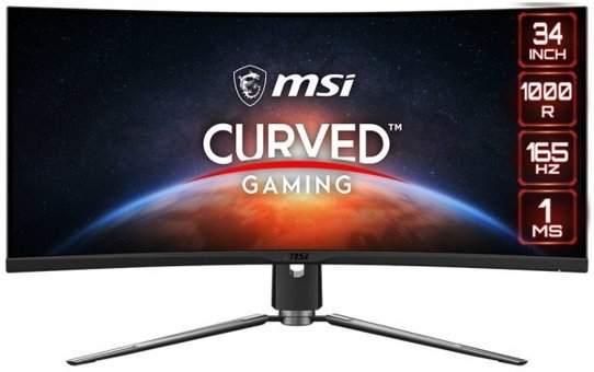 MSI MPG Artymis 343CQR 165 Hz 1 ms 34 inç UWQHD Curved VA HDMI Freesync 3440 x 1440 px LED Monitör