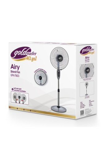 Goldmaster GFN-7903 Sessiz 16 inç 3 Kademeli Yer Kullanımlı Kule Tipi Vantilatör