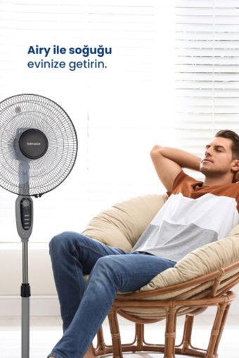 Goldmaster GFN-7903 Sessiz 16 inç 3 Kademeli Yer Kullanımlı Kule Tipi Vantilatör