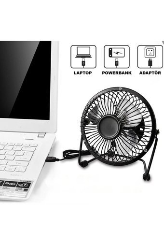 MYNONEV Sessiz USB Masaüstü Kullanımlı Vantilatör