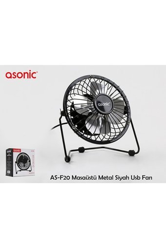 Asonic AS-F20 Mini 4 inç Masaüstü Kullanımlı Vantilatör