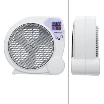 Simtech KM-1722 Kumandalı Sessiz 3 Kademeli Masaüstü Kullanımlı Vantilatör