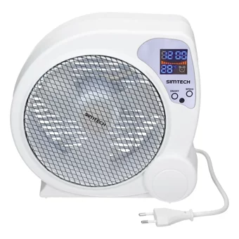 Simtech KM-1722 Kumandalı Sessiz 3 Kademeli Masaüstü Kullanımlı Vantilatör