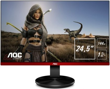 AOC G2590PX 144 Hz 1 ms 24.5 inç FHD Flat TN Hoparlörlü VGA HDMI Freesync G-Sync 1920 x 1080 px Monitör