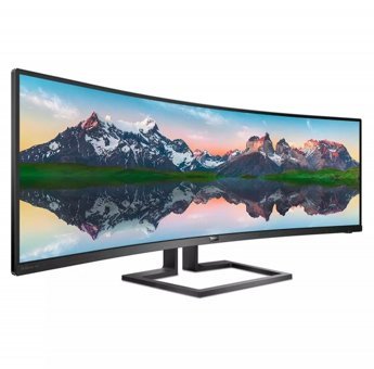 Philips 498P9/00 70 Hz 5 ms 49 inç QHD Curved VA Hoparlörlü HDMI 5120 x 1440 px LED Monitör