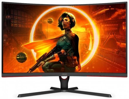 AOC C32G3AE/BK 165 Hz 1 ms 31.5 inç FHD Curved VA Hoparlörlü HDMI Freesync 1920 x 1080 px Monitör