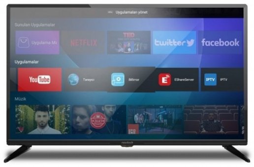 Navitech LDS-3266HD 60 Hz 32 inç HD Flat Hoparlörlü VGA HDMI 1366 x 768 px LED Monitör
