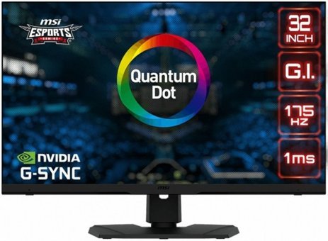 MSI Optix MPG321QRF-QD 175 Hz 1 ms 32 inç WQHD Flat IPS HDMI G-Sync 2560 x 1440 px LED Monitör