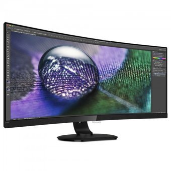 Philips 345E2AE/00 100 Hz 4 ms 34 inç UWQHD Curved VA Hoparlörlü HDMI 3440 x 1440 px LED Monitör