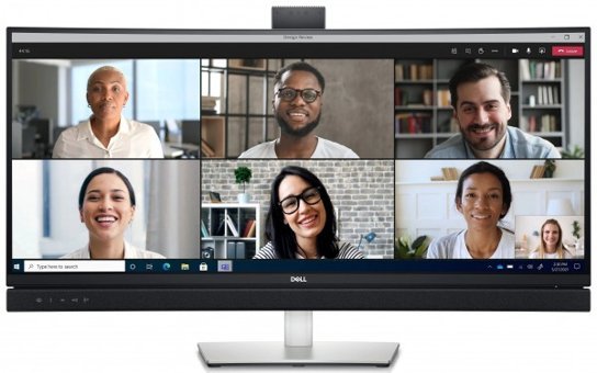 Dell C3422WE 60 Hz 5 ms 14 inç WQHD Flat IPS Kameralı Hoparlörlü HDMI 3440 x 1440 px LED Monitör