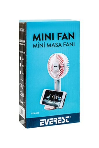 Everest EFN-828 Sessiz 6 inç 3 Kademeli USB Masaüstü Kullanımlı Vantilatör