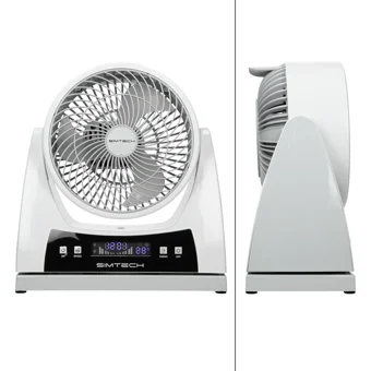 Simtech KM-1725 Sessiz 3 Kademeli Masaüstü Kullanımlı Yer Tipi Vantilatör