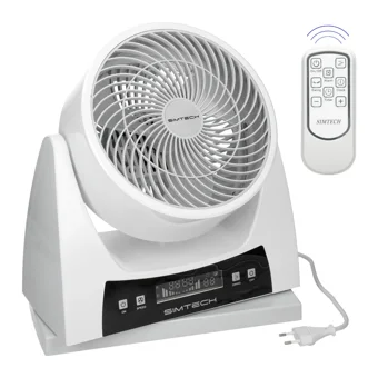 Simtech KM-1725 Sessiz 3 Kademeli Masaüstü Kullanımlı Yer Tipi Vantilatör