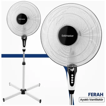 Goldmaster GM-7927 16 inç 3 Kademeli Yer Kullanımlı Kule Tipi Vantilatör