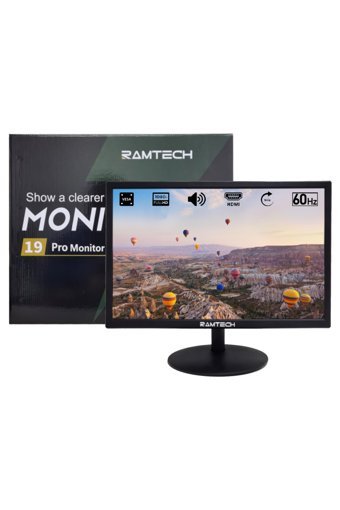 RAMTECH Radex RD-19P 60 Hz 5 ms 19 inç FHD Flat VGA HDMI 1920 x 1080 px LED Monitör
