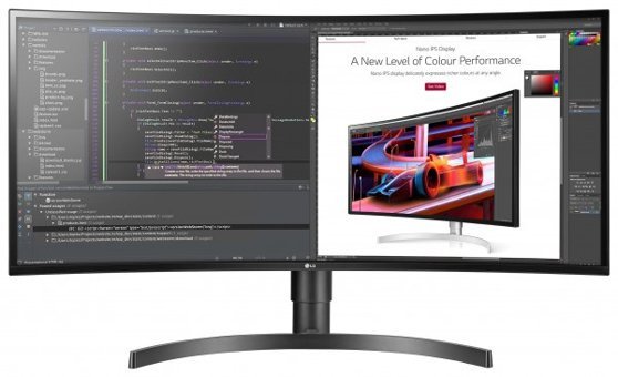 LG UltraWide 34WL85C-B 60 Hz 5 ms 34 inç UWQHD Flat IPS Hoparlörlü HDMI Freesync 3440 x 1440 px LED Monitör