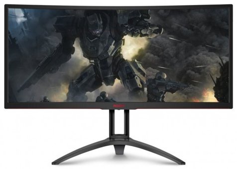 AOC Agon AG352UCG6 120 Hz 4 ms 35 inç UWQHD Curved VA Hoparlörlü HDMI G-Sync 3440 x 1440 px LED Monitör