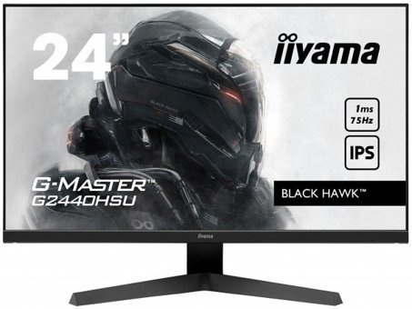Iiyama G-Master G2440HSU-B1 75 Hz 1 ms 24 inç FHD Flat IPS Hoparlörlü HDMI Freesync 1920 x 1080 px LED Monitör