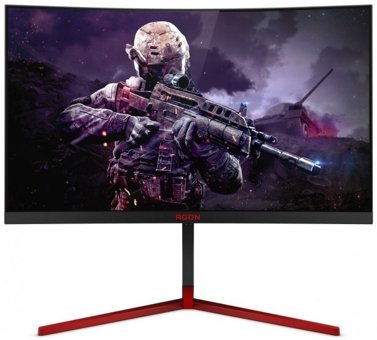 AOC Agon AG273QCG 165 Hz 1 ms 27 inç QHD Curved TN Hoparlörlü HDMI G-Sync 2560 x 1440 px LED Monitör