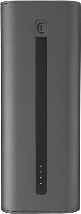 Cellularline Thunder 10000 mAh Hızlı Şarj USB & Type C Çoklu Kablolu Powerbank Siyah