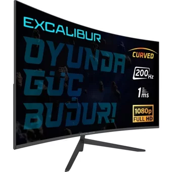 Casper Excalibur M.E27FHD-G 200 Hz 1 ms 27 inç FHD Curved VGA HDMI Freesync G-Sync 1920 x 1080 px LED Monitör