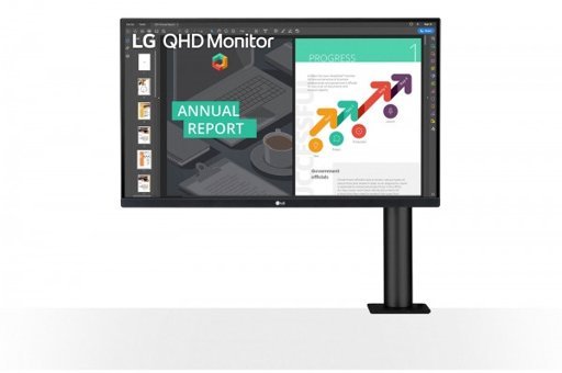 LG 27QN880-B 75 Hz 5 ms 27 inç QHD Flat IPS Hoparlörlü HDMI Freesync 2560 x 1440 px LED Monitör