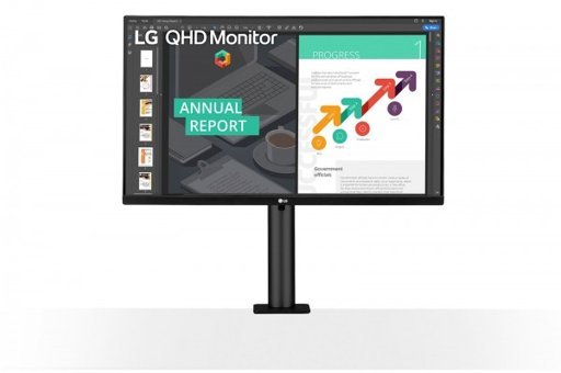 LG 27QN880-B 75 Hz 5 ms 27 inç QHD Flat IPS Hoparlörlü HDMI Freesync 2560 x 1440 px LED Monitör