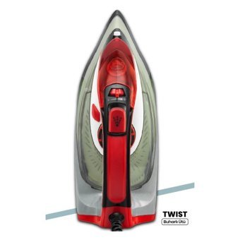 Goldmaster Twist 2600 W Seramik Tabanlı Yatay Şok Buharlı Ütü