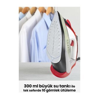 Goldmaster Twist 2600 W Seramik Tabanlı Yatay Şok Buharlı Ütü