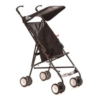Very Important Baby Vib Pratik Katlanabilir Tek Elle Kapanan 360 Derece Dönen Kabin Tipi Puset Bebek Arabası Siyah