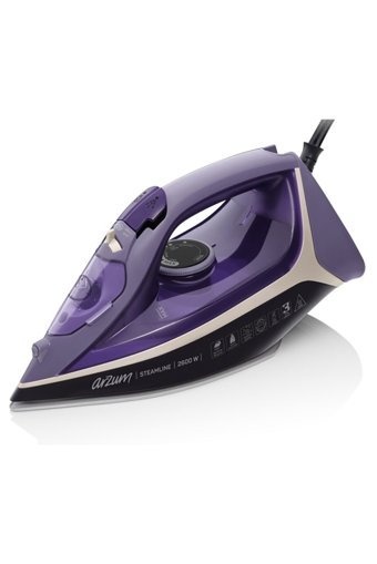 Arzum AR657 Steamline 2600 W Seramik Tabanlı Yatay Şok Buharlı Ütü